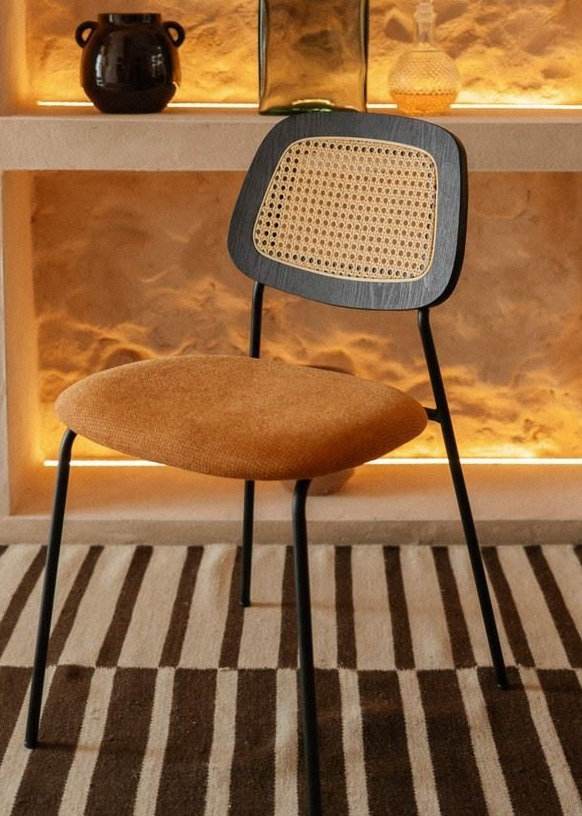 MELITA silla tapizada curry 4