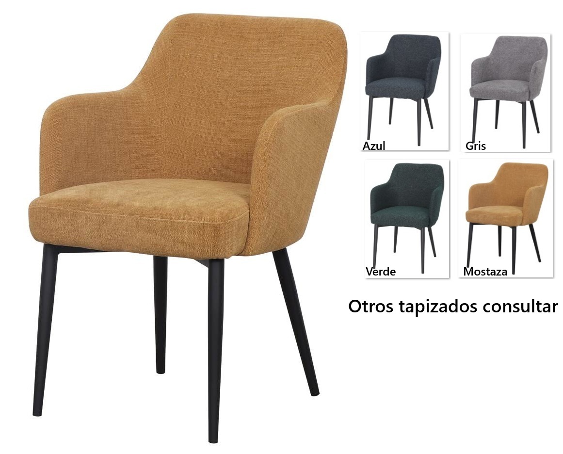 SALMA sillon tapizado w