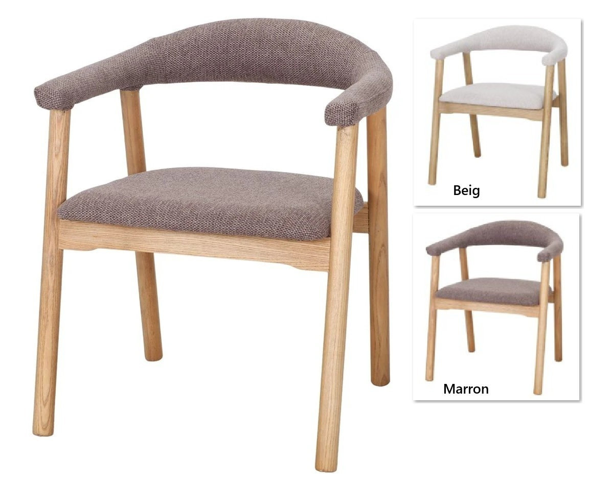 GROF sillon madera tapizado w