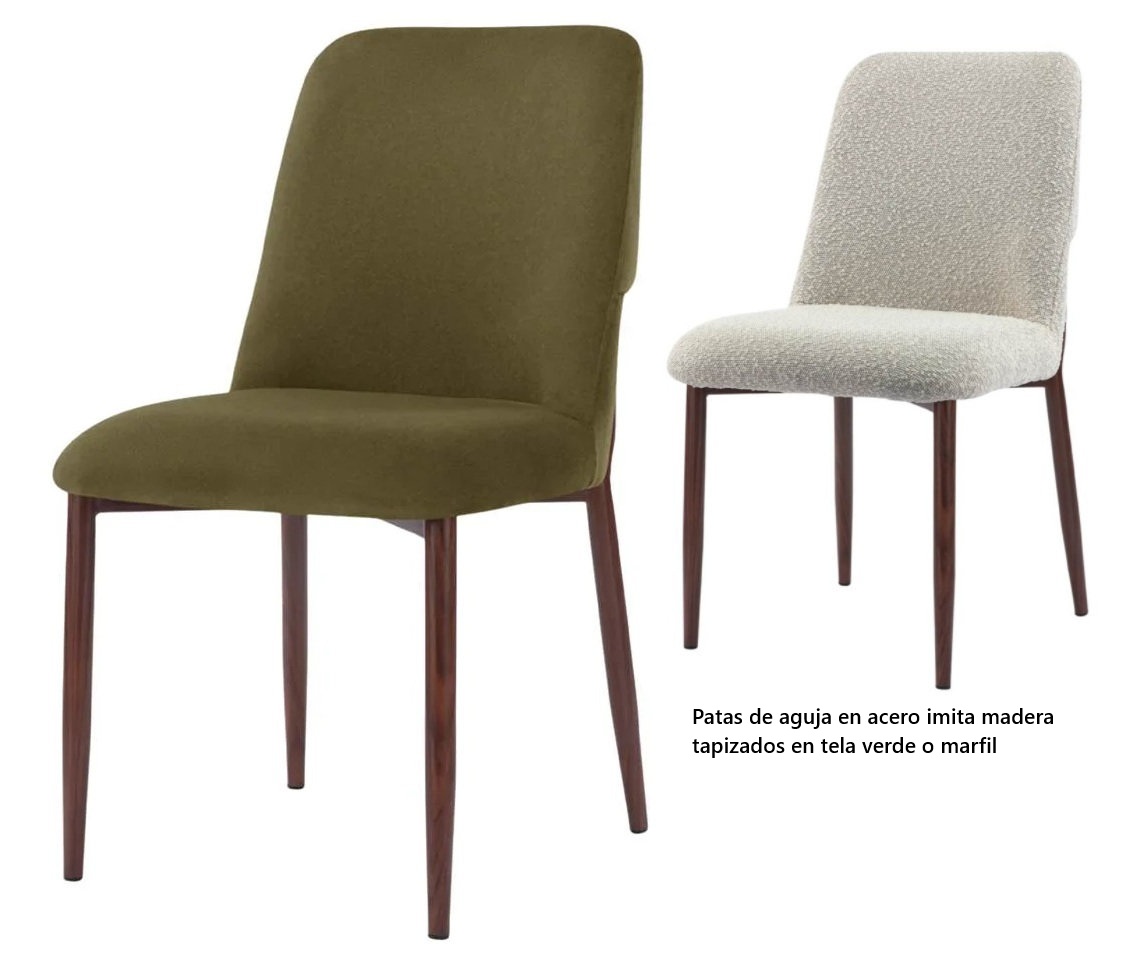 ALPINE Silla metalica tapizada 1