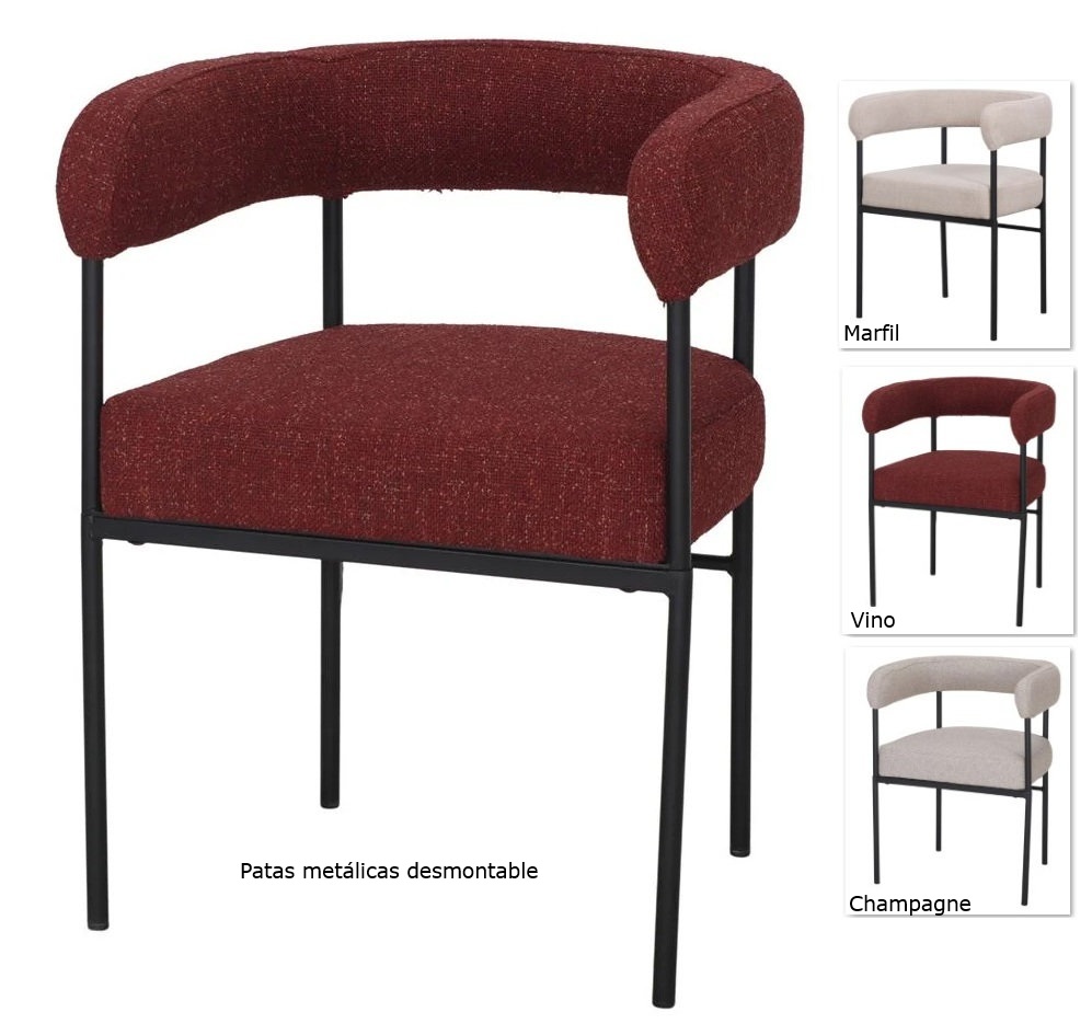 ELIANA-Silla-tapizada-vino-w ELIANA Silla tapizada vino w
