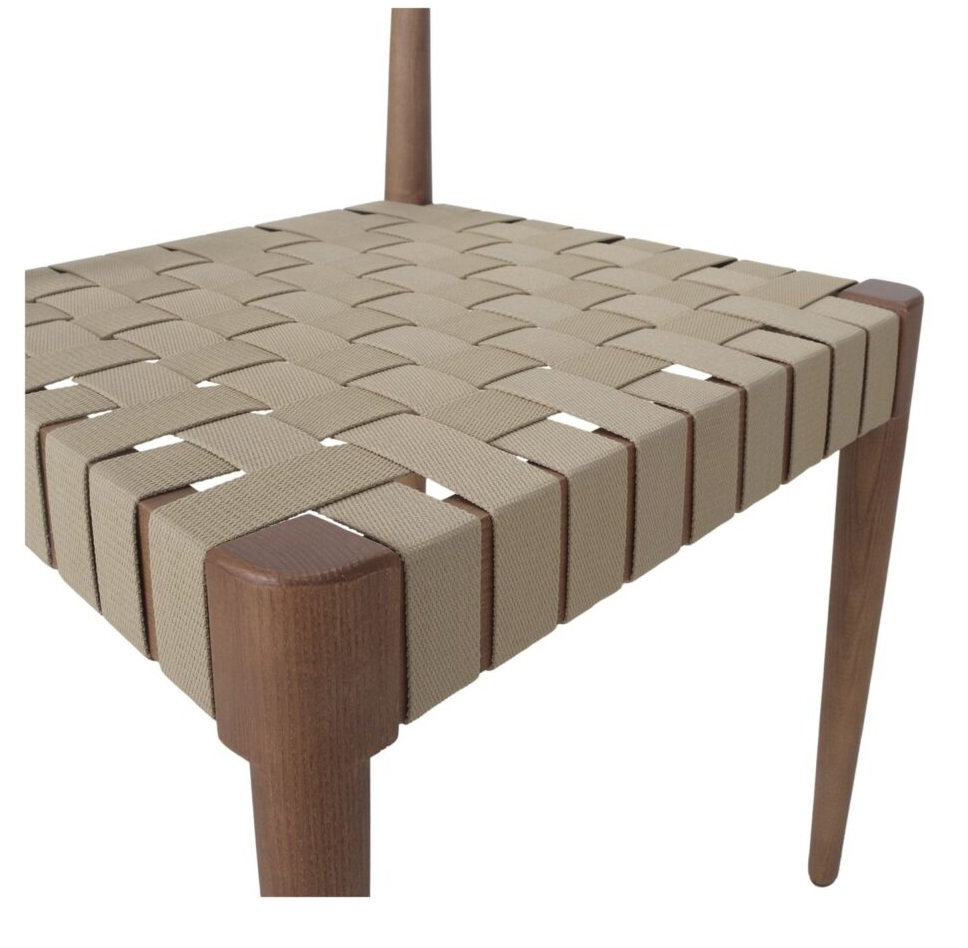 BURAK silla madera cinta tostado 4