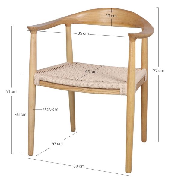 CASSIA sillon madera cuerda 5