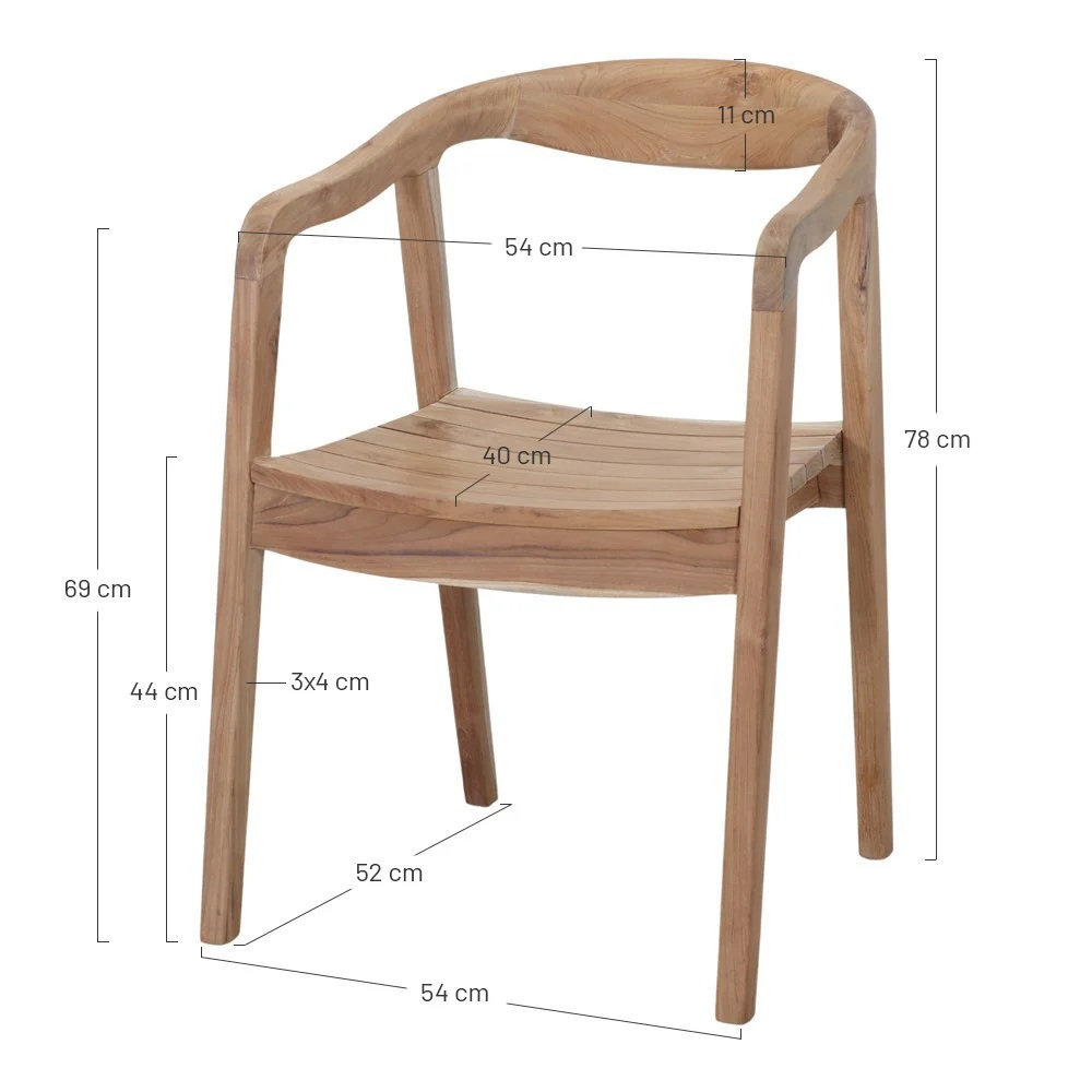 NAGASAKI sillon madera 4