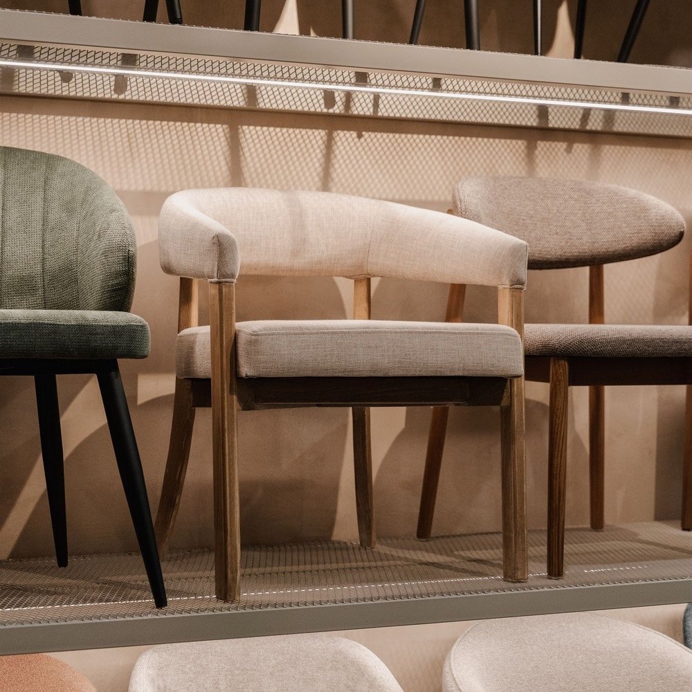 ODEI Sillon madera tapizado 6