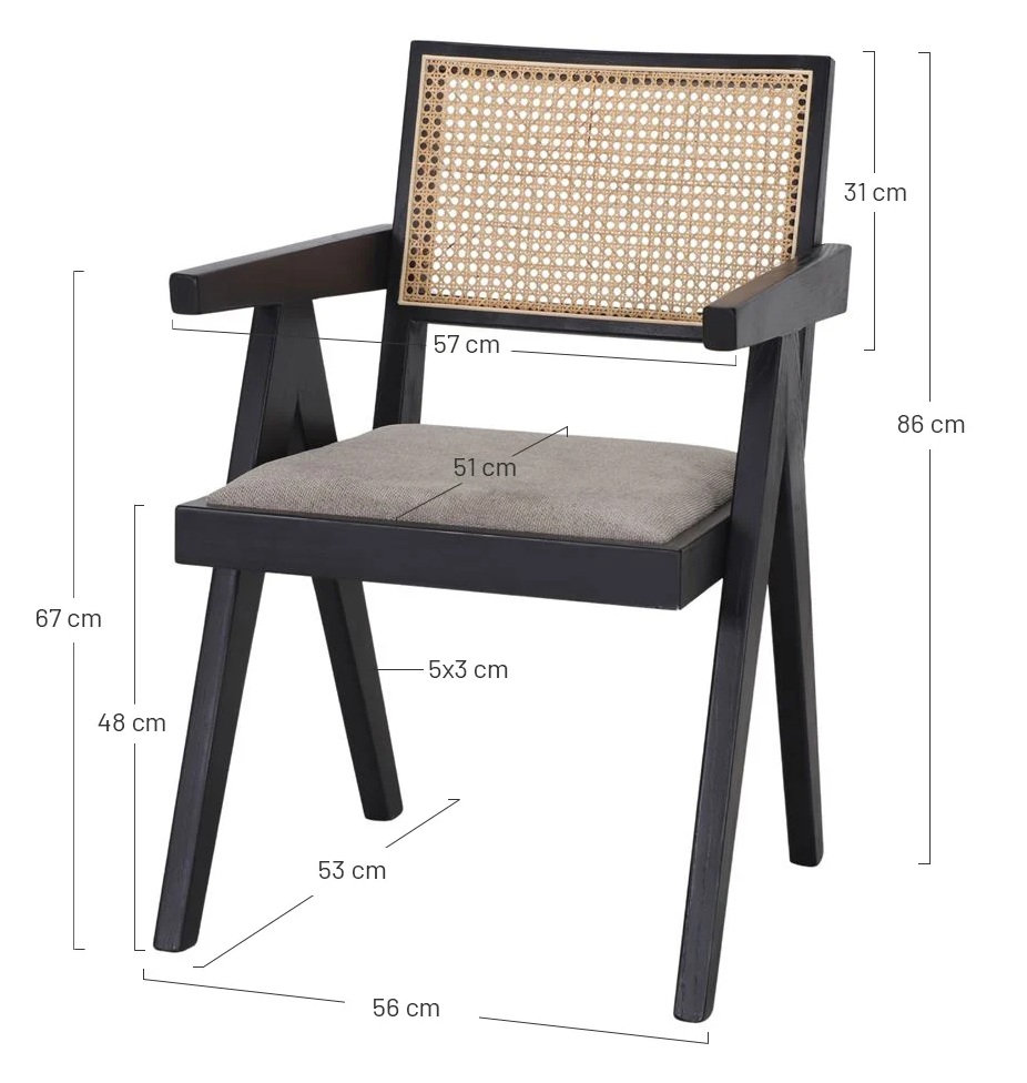 BALFORD sillon madera tapizado 4