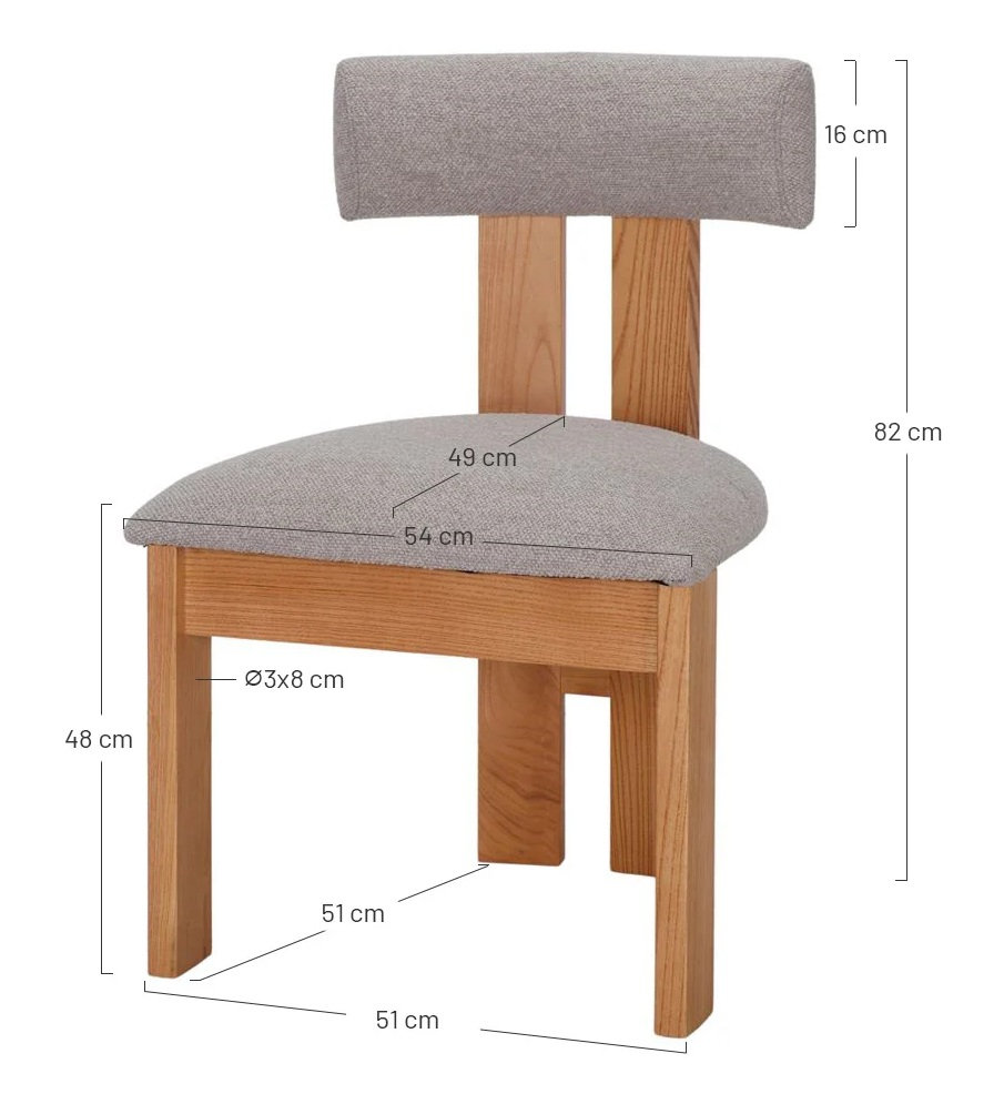 HENRY silla madera tapizada 3