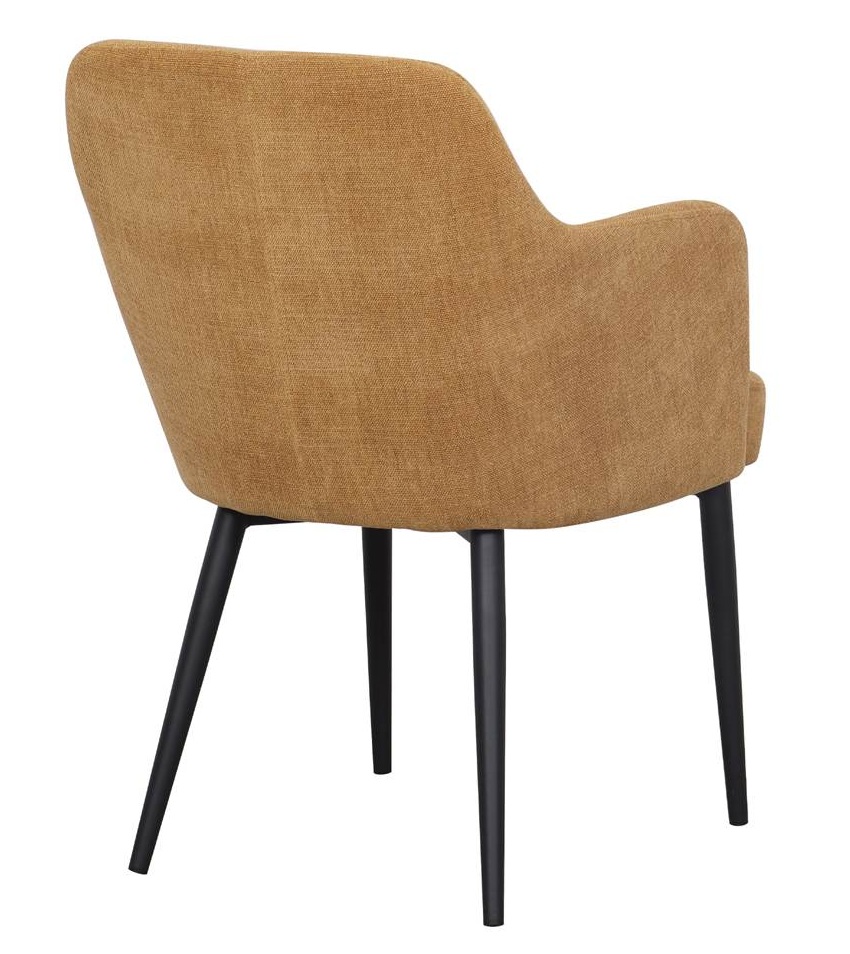 SALMA sillon tapizado mostaza 3