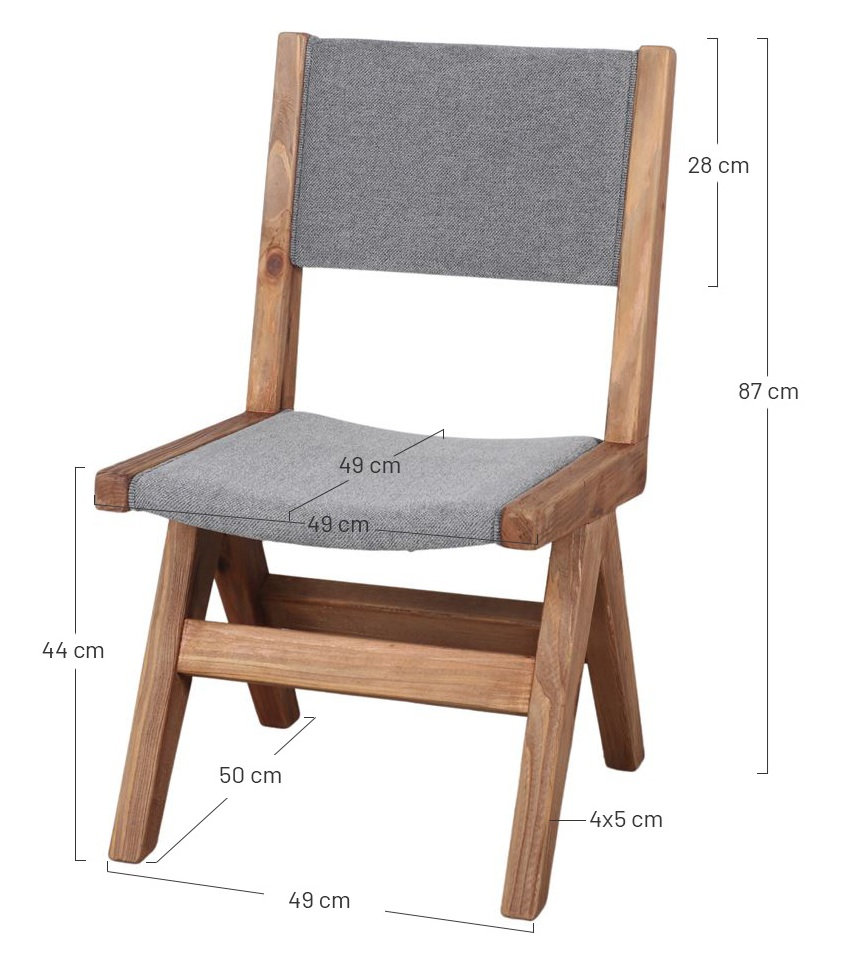 TAMUL silla madera tapizada 4