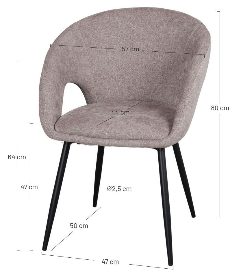 GEMINI silla tapizada m