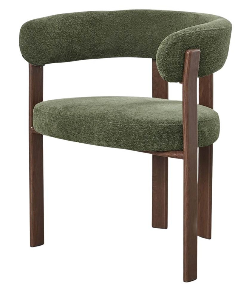 KENSAL sillon tapizado verde