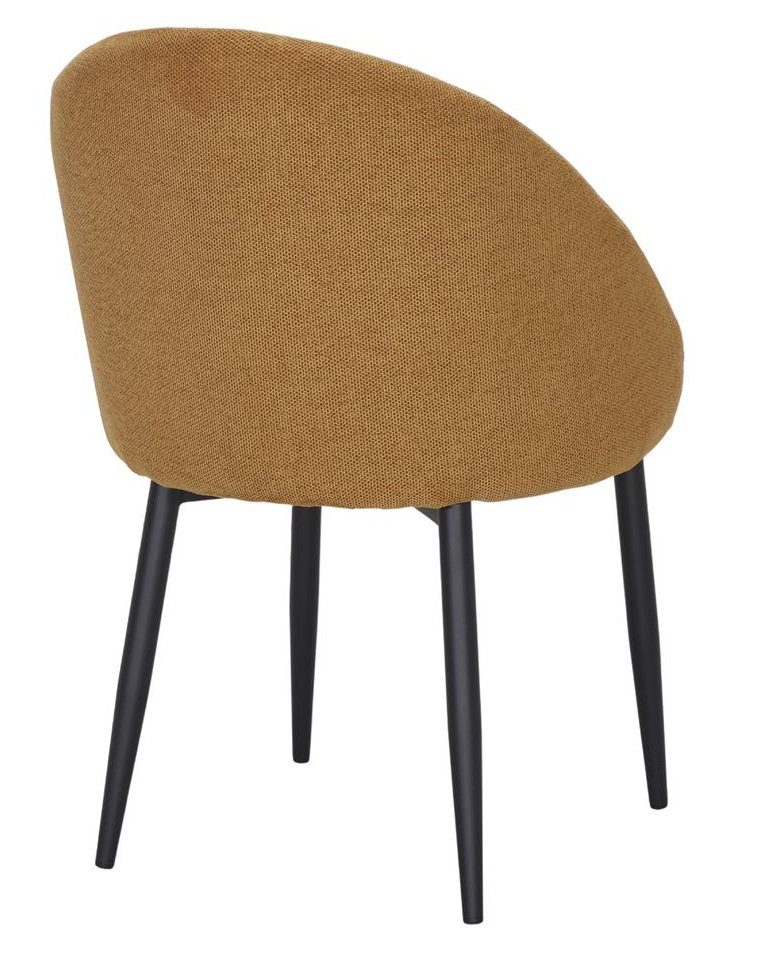 KUBALA Silla tapizada mostaza 2