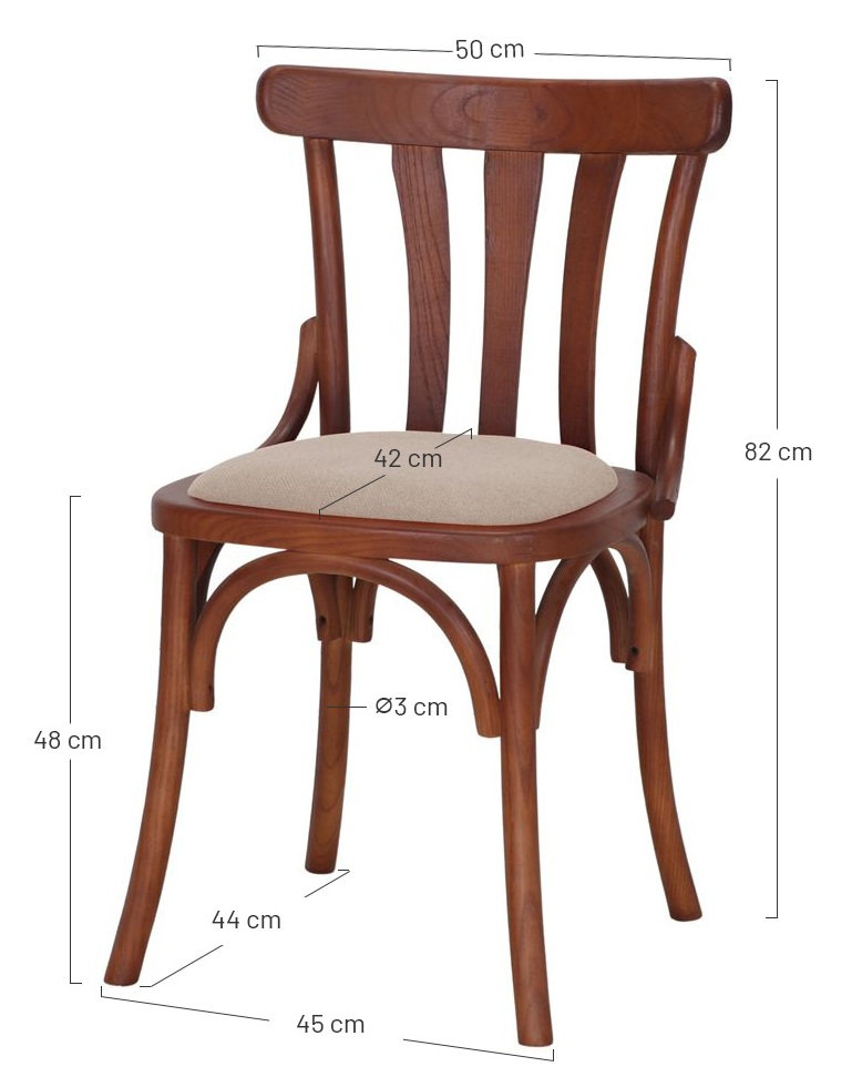 POSEIDON silla madera tapizada 3