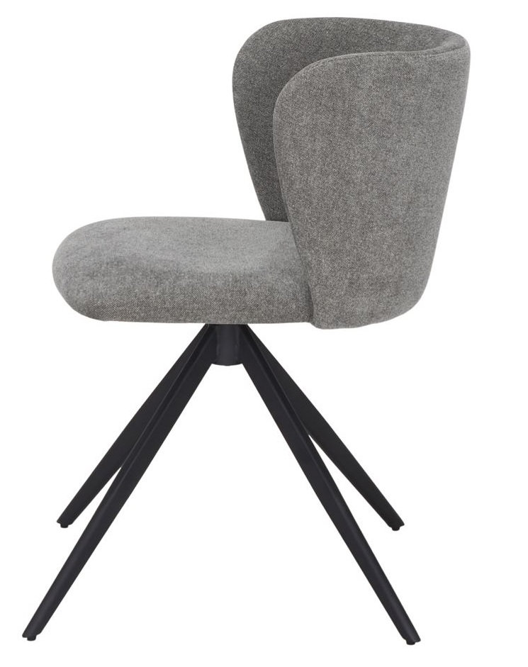 BANDURY silla tapizada gris verdoso 1