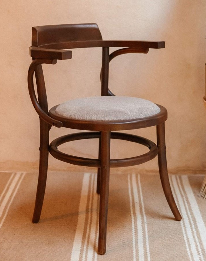 ARCADIA silla madera tapizada 6