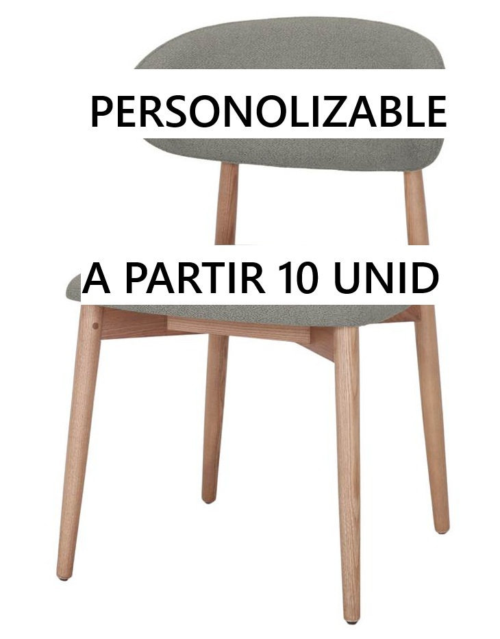 PONDARY silla madera tapizada