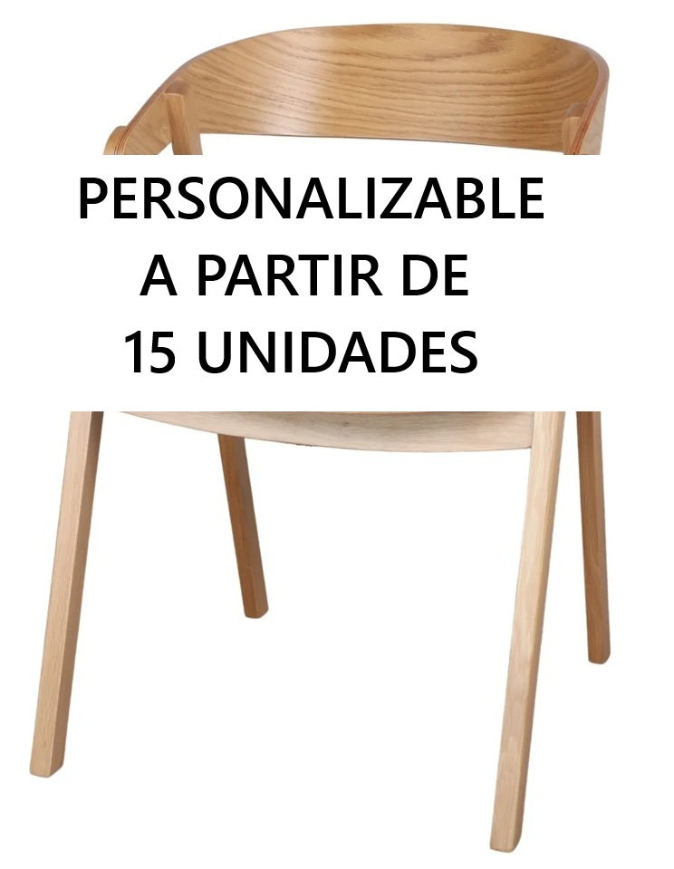 FRANKY sillon madera tapizado P