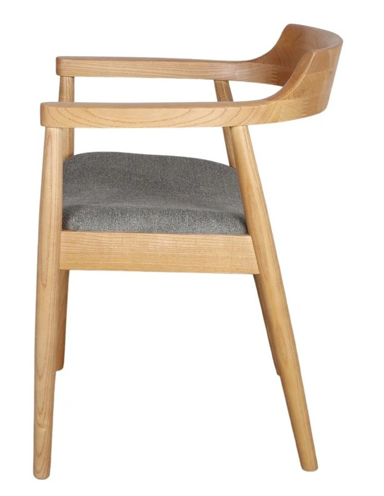 AMANDA sillon madera tapizada 3