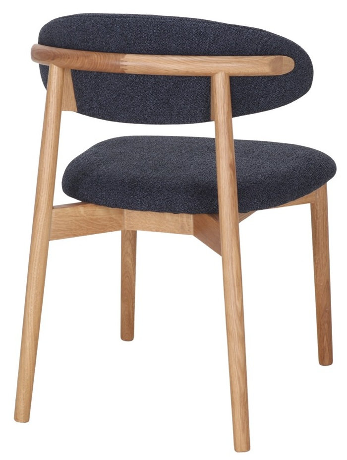 BONDI silla tapizada azul navi 1