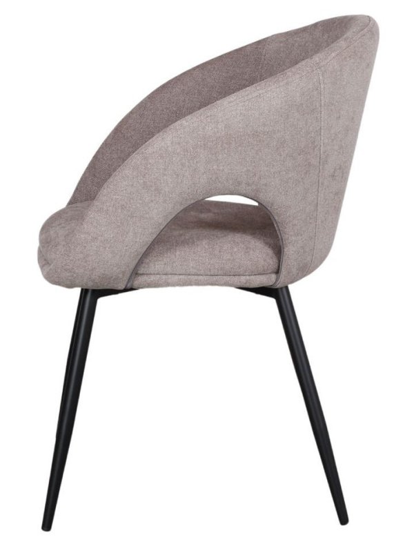 GEMINI silla tapizada tostado 1