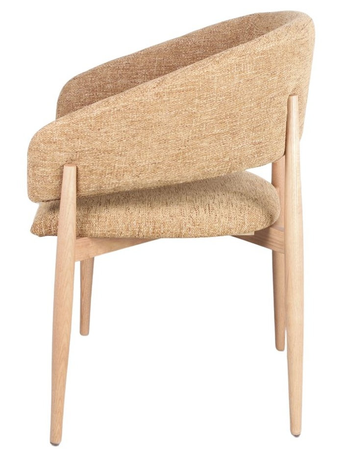 MOGI sillon tapizado mostaza 1