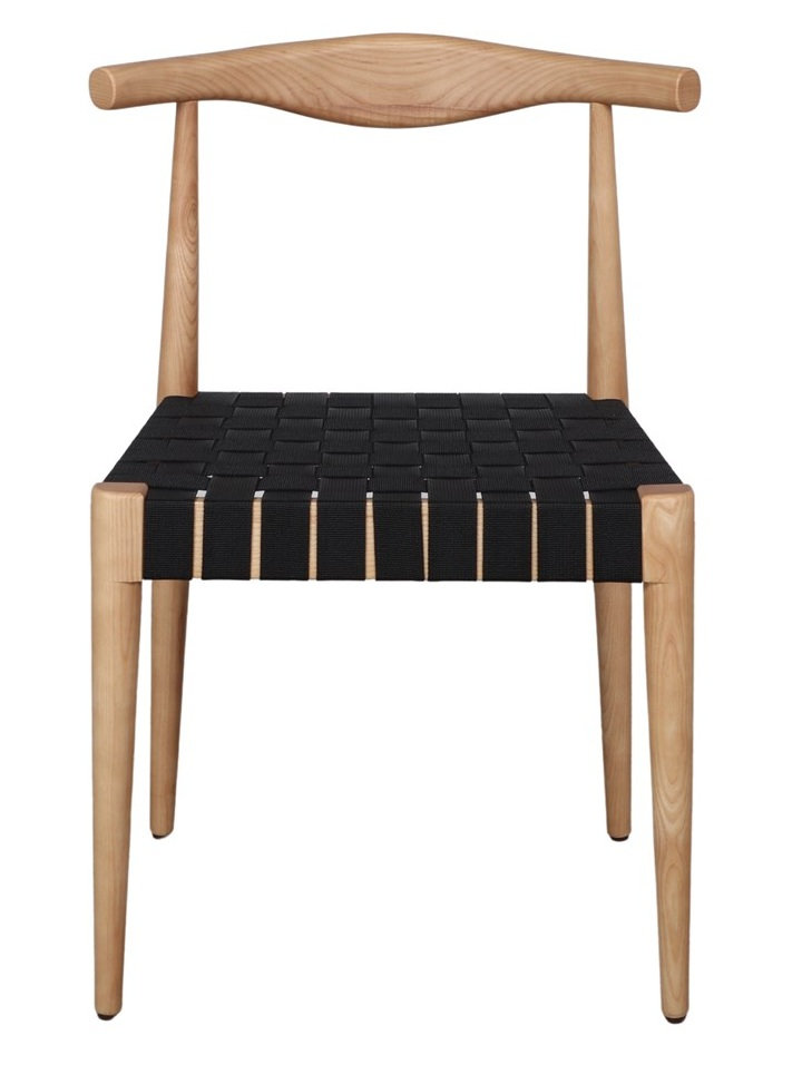 GHOST silla madera cinta negro