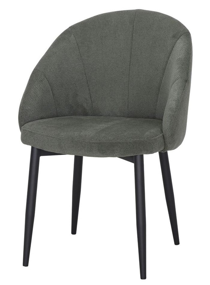 KUBALA Silla tapizada verde