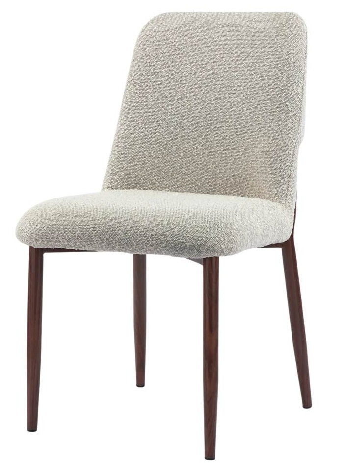 ALPINE Silla metalica tapizada beig