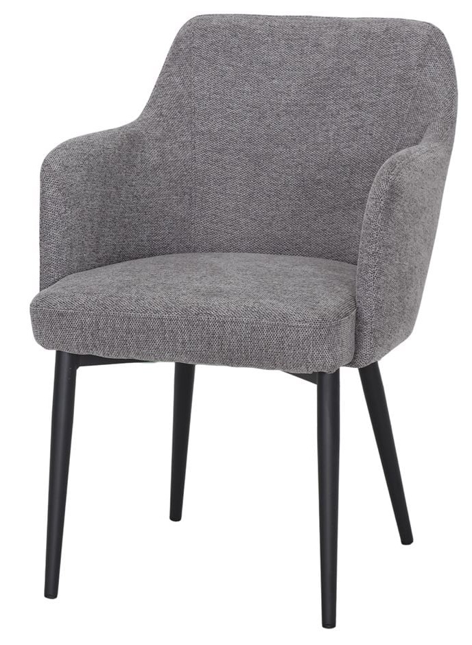SALMA sillon tapizado gris