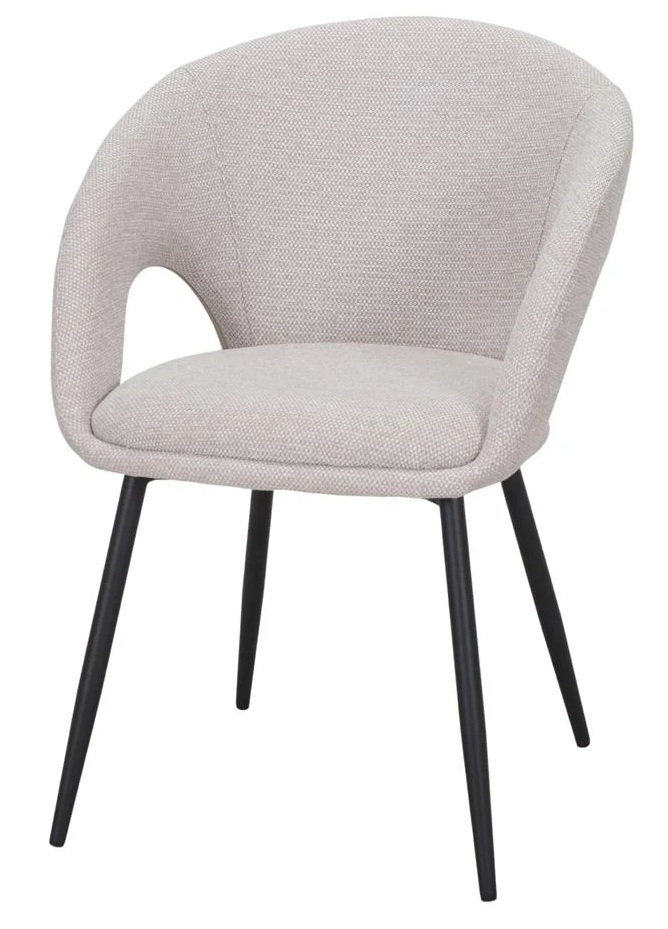 GEMINI silla tapizada beige