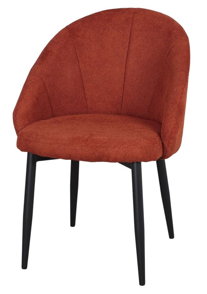 KUBALA Silla tapizada teja