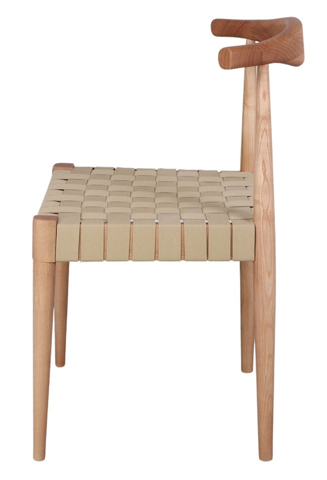 GHOST silla madera cinta beig