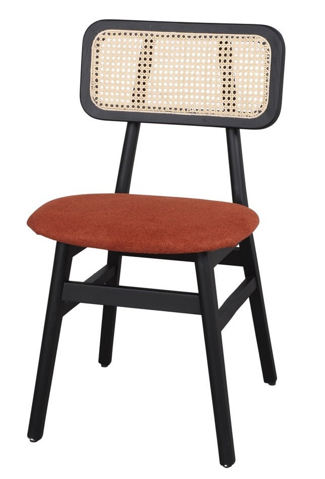 BLASAKO silla tapizada teja