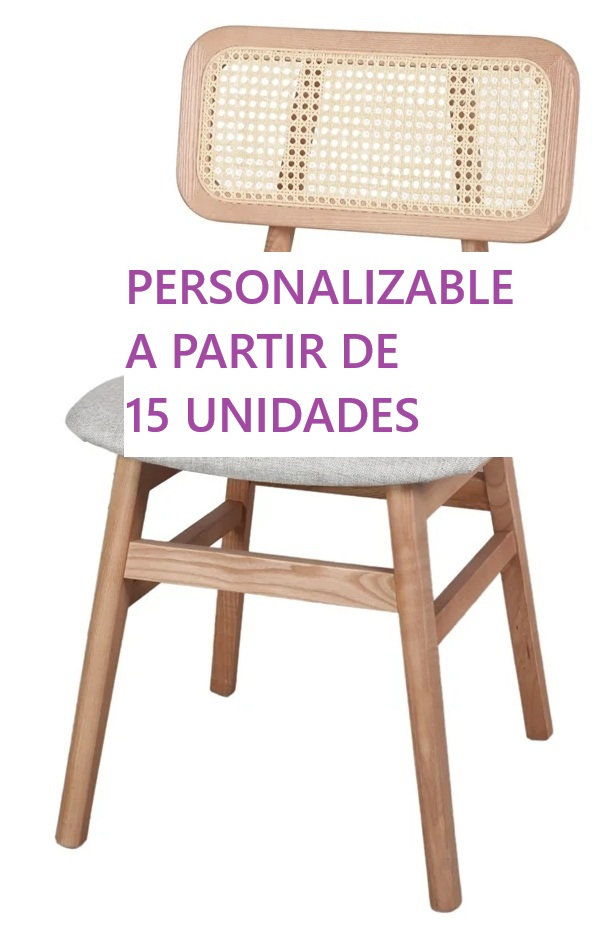 MISAKO Silla madera tapizada P