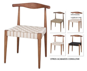 BURAK silla madera cinta W