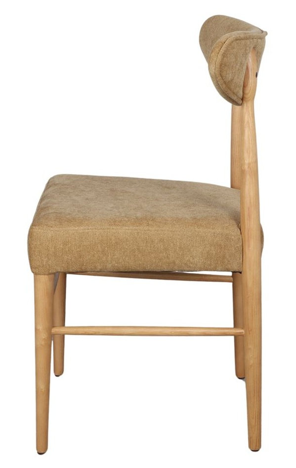 MARLENE silla madera tapizada curry 1