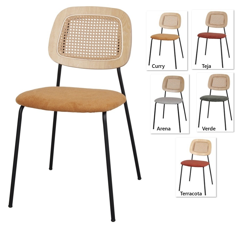 BAYTON silla tapizada w