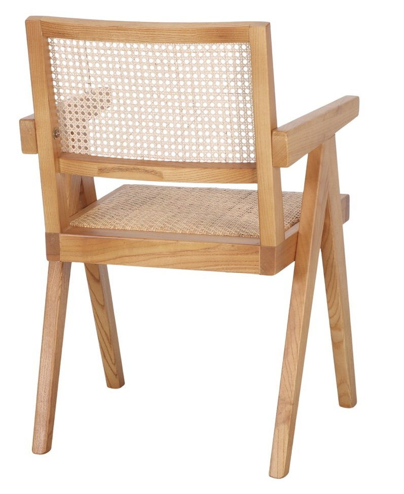 CAPITOL silla madera ratan 3