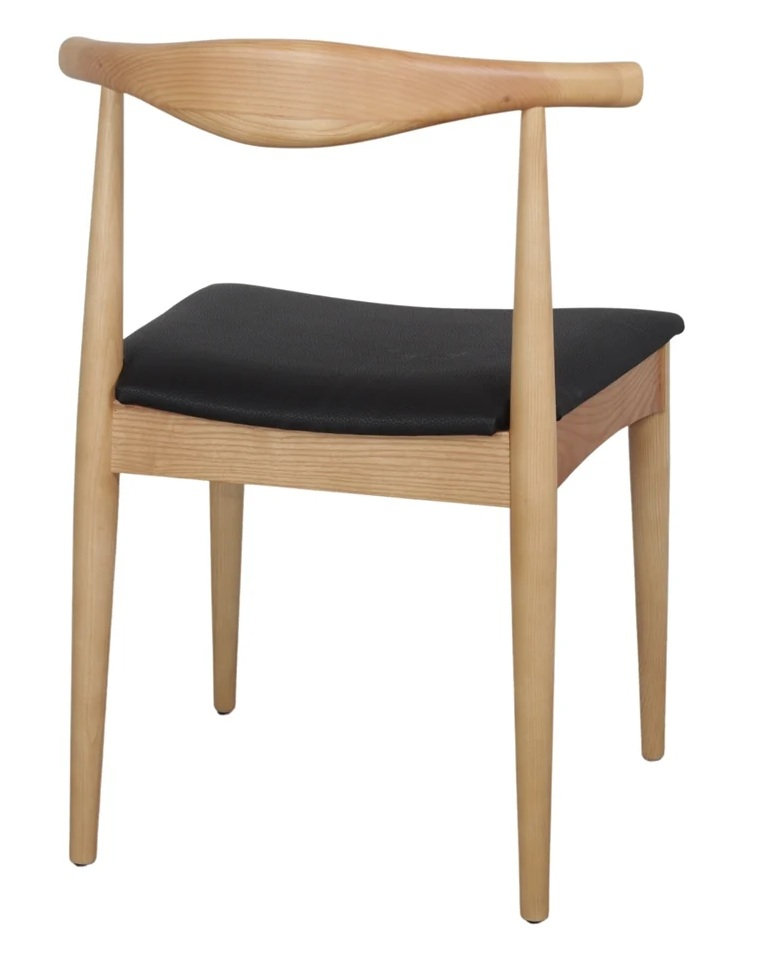 ROGER silla madera negro 1