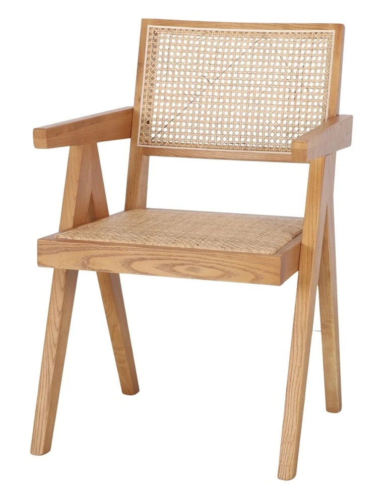 CAPITOL silla madera ratan