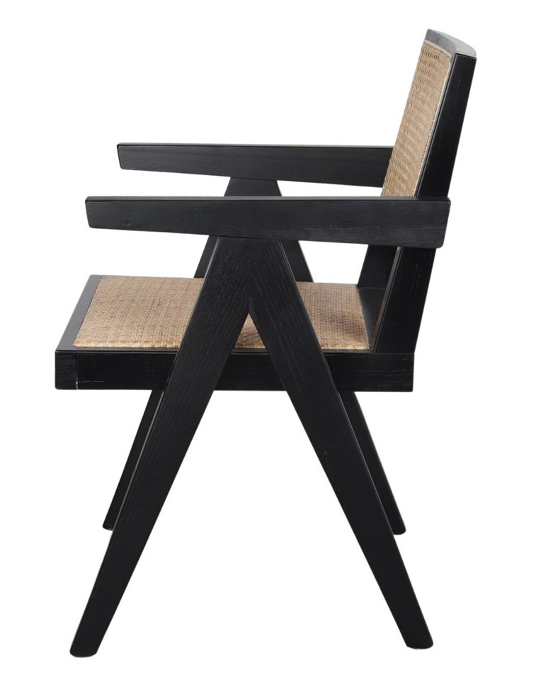 CAPITOL silla madera ratan n