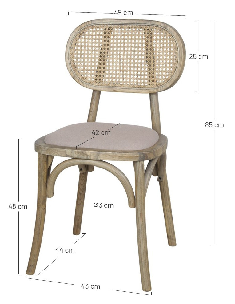 SENDAI silla madera 4