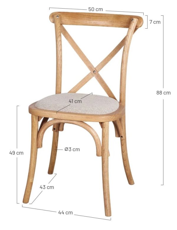 LOTUS silla de madera tapizada 4