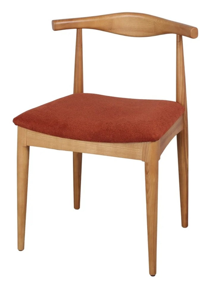 ROGER silla madera teja