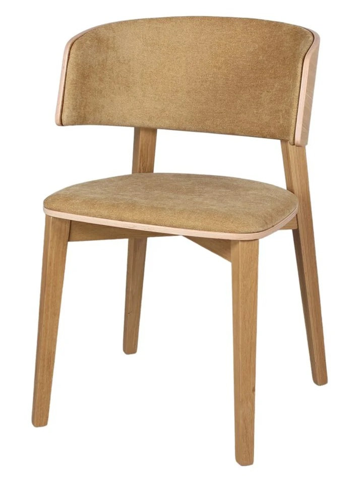 RITAL silla madera tapizda curry