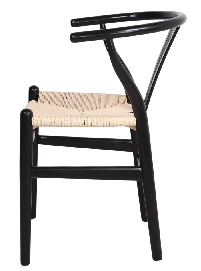 WEGNER silla madera negro 3