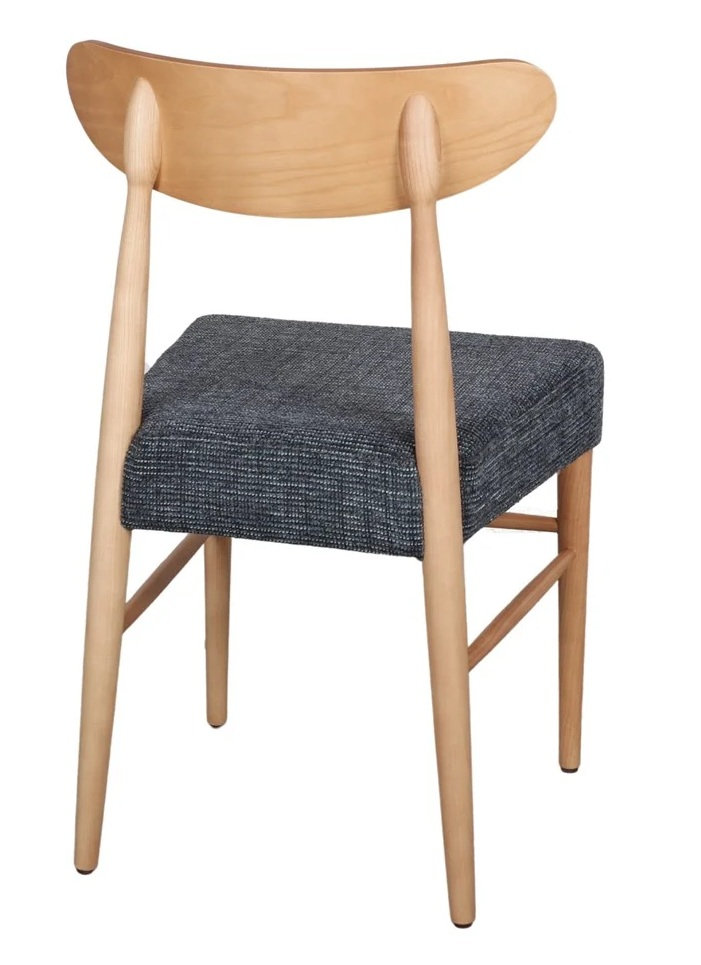 SABINA Silla madera tapizada ocean 1