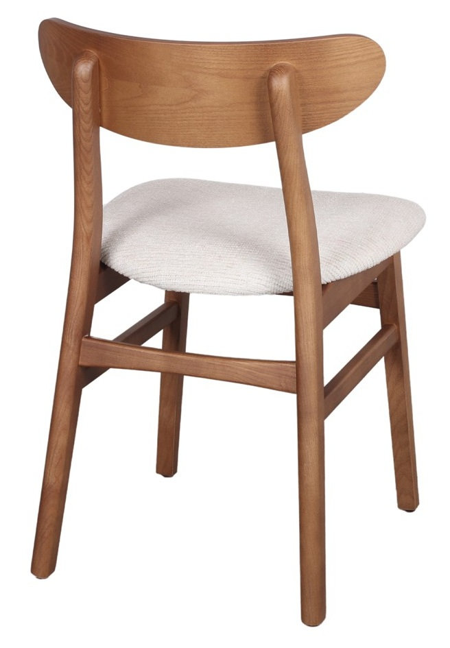 BURIAL silla madera tapizada beig 1