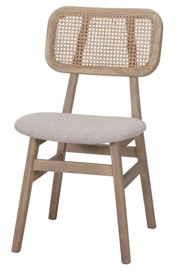 BORIS silla madera tapizada