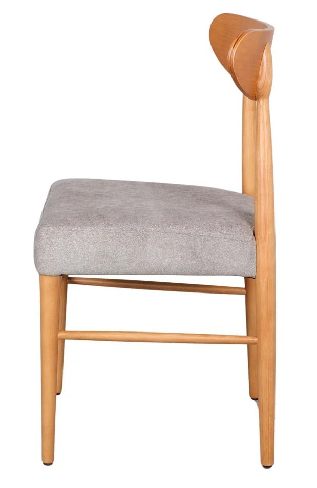 SABINA Silla madera tapizada tostado 2